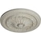 Ekena Millwork Wigan Ceiling Medallion, Hand-Painted Pot of Cream Crackle, 16"OD x 2 1/4"P CM16WGPCC - alternate 2